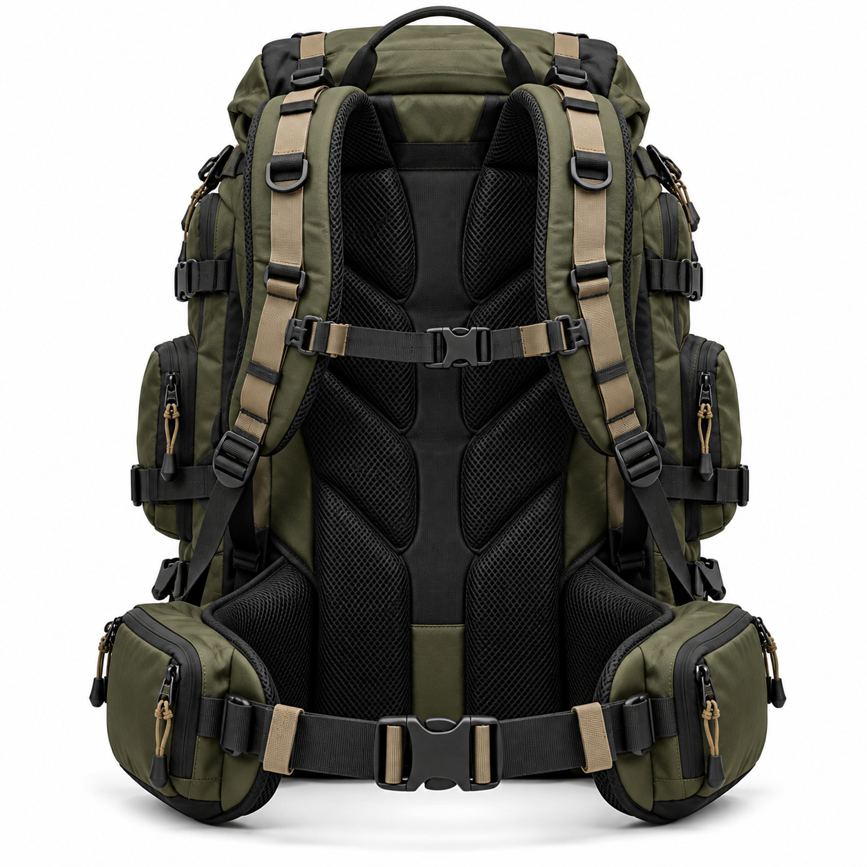 3-in-1 Travel & Camping Backpack – Expandable Hiking Backpack with Detachable Daypack & Waist Bag - Image 2