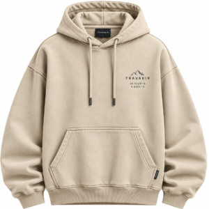 Unisex Alpine Escape Oversized Travel Hoodie