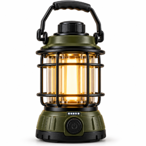 Rechargeable Camping Lantern – 3 Light Modes Outdoor LED Lantern