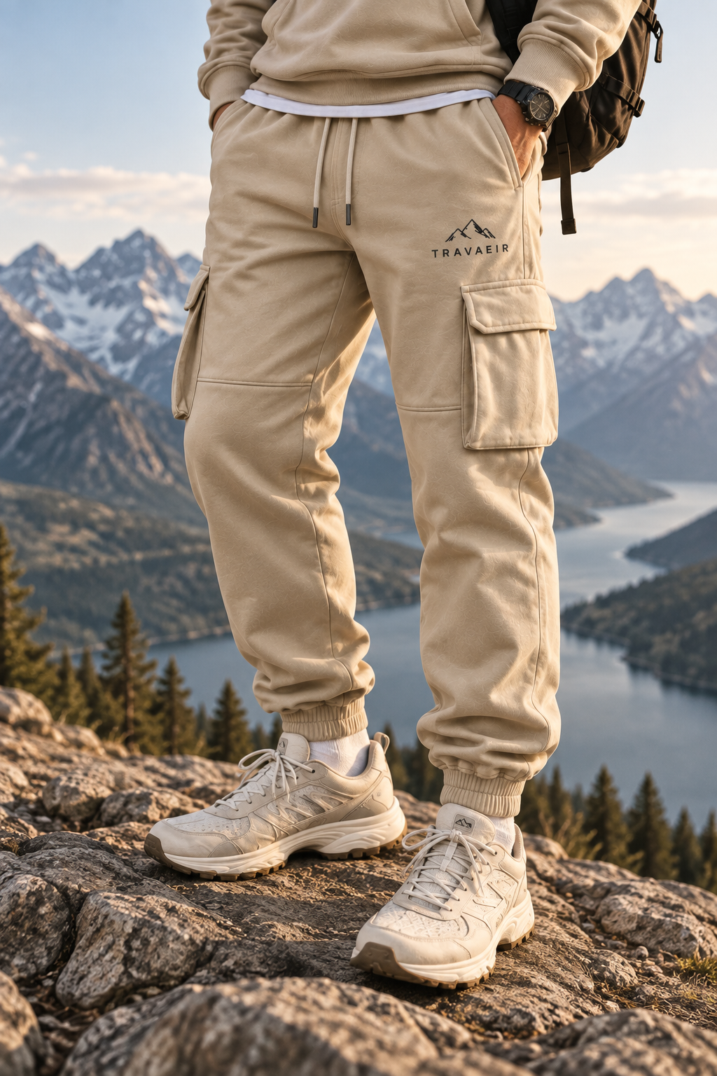Unisex Essential Cargo Joggers - Image 3