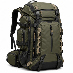 3-in-1 Travel & Camping Backpack – Expandable Hiking Backpack with Detachable Daypack & Waist Bag