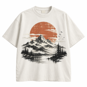 Unisex Mountain Sunset Graphic Tee