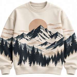 Unisex Mountain Escape Graphic Sweatshirt